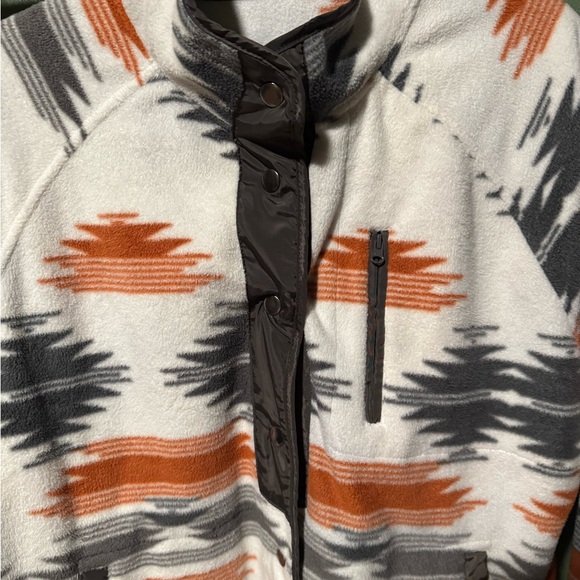 Aztec Pattern Fleece Jacket - Picture 4 of 5